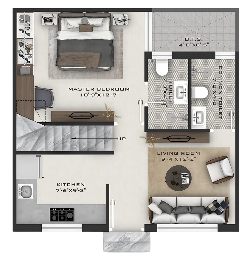 satyam E 1bhk