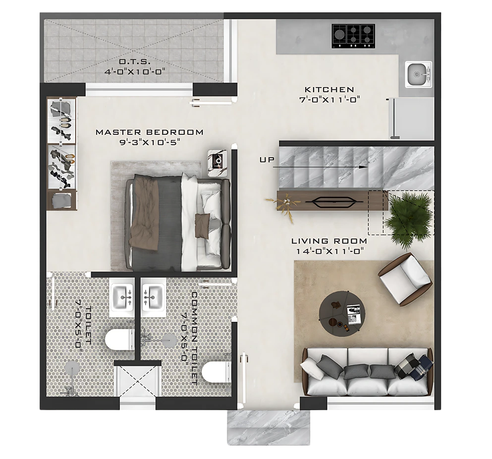 satyam E 1bhk
