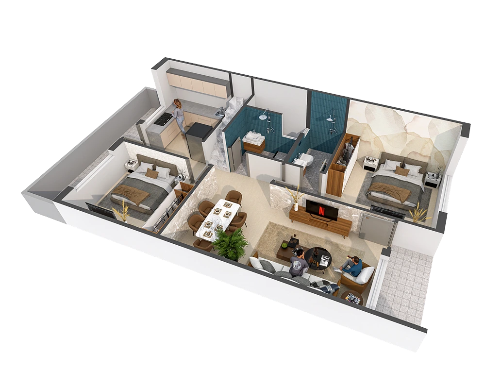 satyam E 1bhk