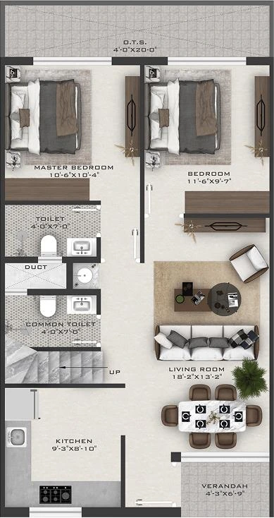 satyam E 1bhk