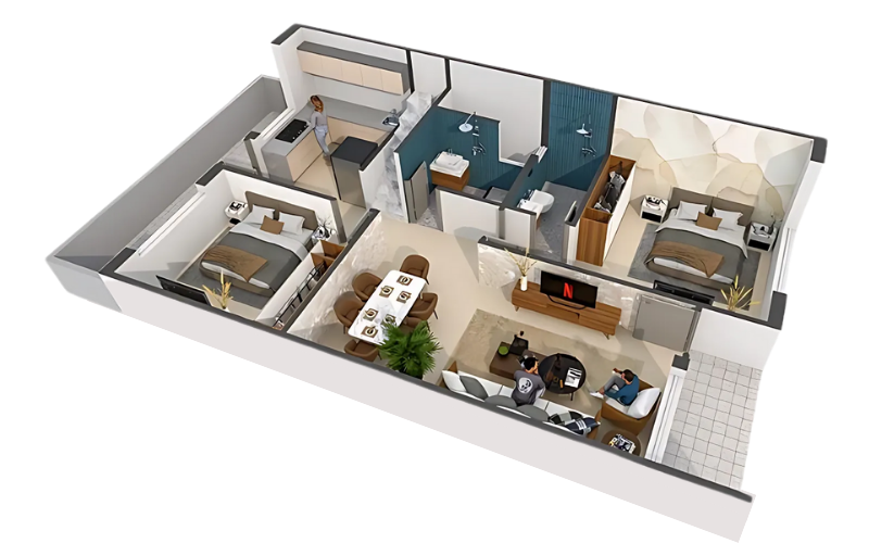 satyam E 1bhk