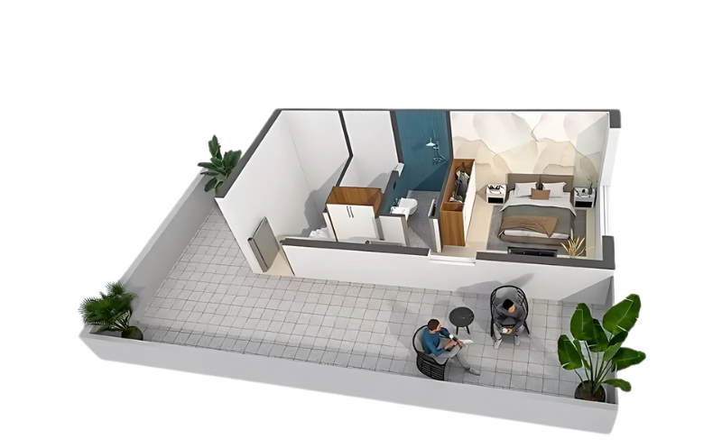 satyam E 1bhk