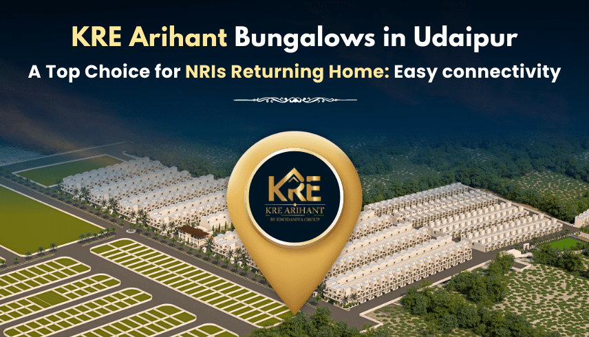 European-themed bungalows at KRE Arihant, a top choice for NRIs.