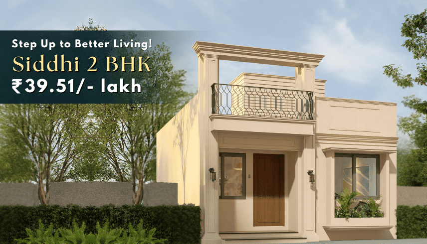 Luxury Siddhi Bungalows in Udaipur by KRE Arihant with European design.