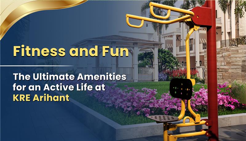 European-themed bungalows at KRE Arihant with wellness and fitness amenities.